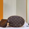 Vintage Yellow Skin High-Quality Original Style Louis Vuitton LV New Women's Shoulder Bag, Drum Bag M42238, Mother-and-Child Bag Design, Practical and Premium Craftsmanship, 23*26*16cm