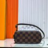 Upgraded Original 【Louis Vuitton Alma Nano Shell Handbag】M82717 Monogram Coffee Check Mini Shell Bag Series