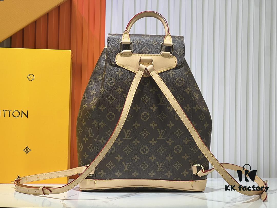 M11197 Upgraded Color-Changing Leather Nicolas Ghesquière Montsouris Medium Backpack