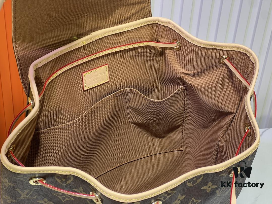 M11197 Upgraded Color-Changing Leather Nicolas Ghesquière Montsouris Medium Backpack