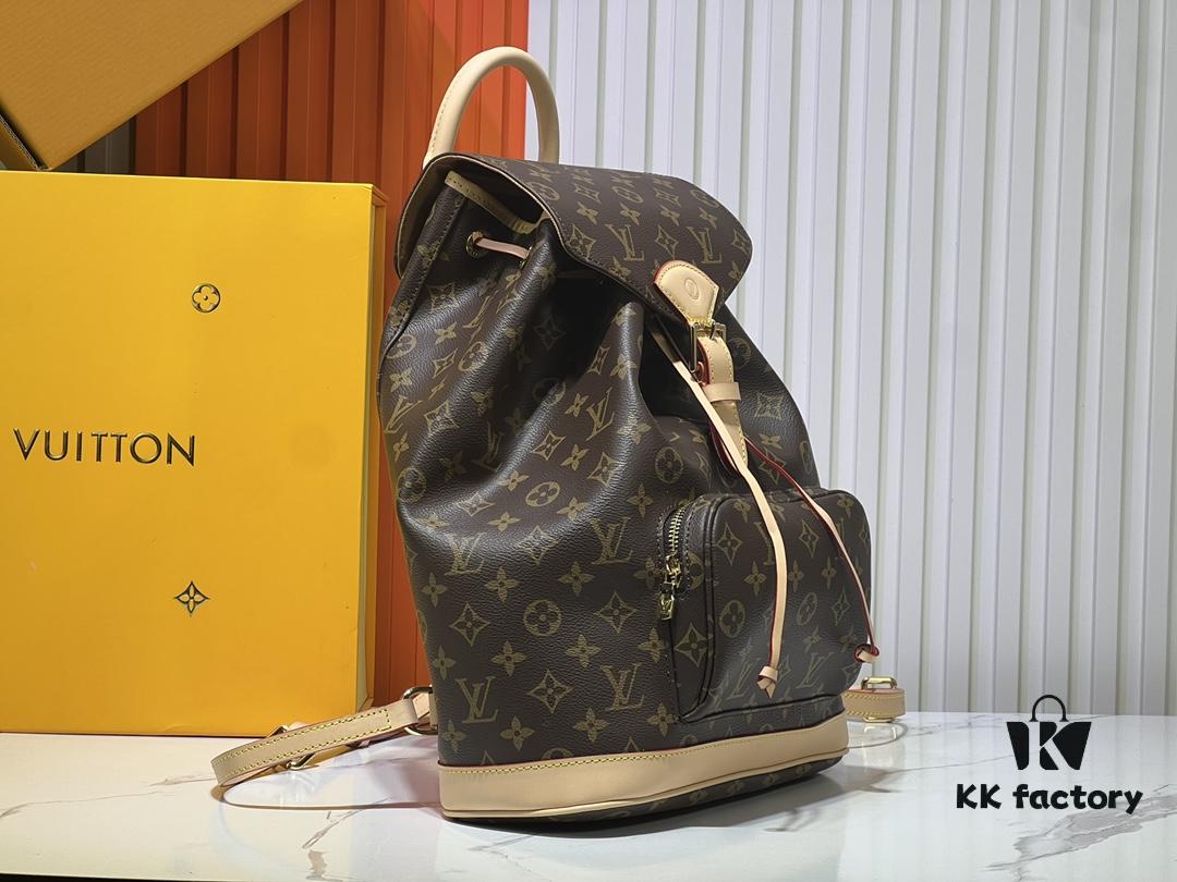 M11197 Upgraded Color-Changing Leather Nicolas Ghesquière Montsouris Medium Backpack