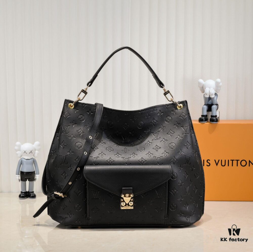 Black Embossed Original Quality ✨Exclusive Real Shot✨ LV METIS Handbag M40781