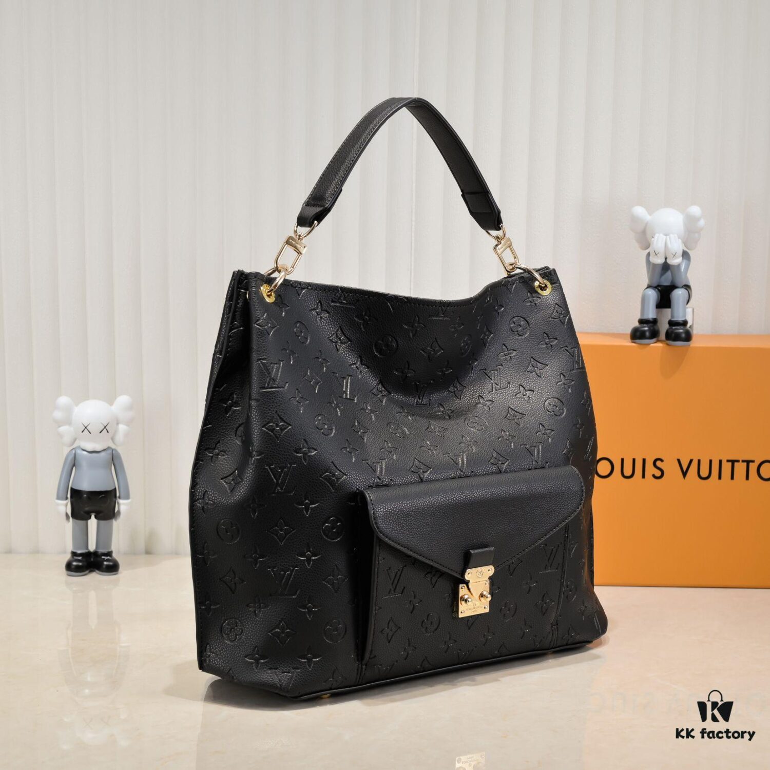 Black Embossed Original Quality ✨Exclusive Real Photo✨ LV METIS Handbag M40781