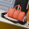 Upgraded Original N100105 Checkered Green M20900, M46271 Black Floral, M31044 Orange, M11542 Classic Monogram, M24849 Monogram Multicolored Dahlia - Keepall 25