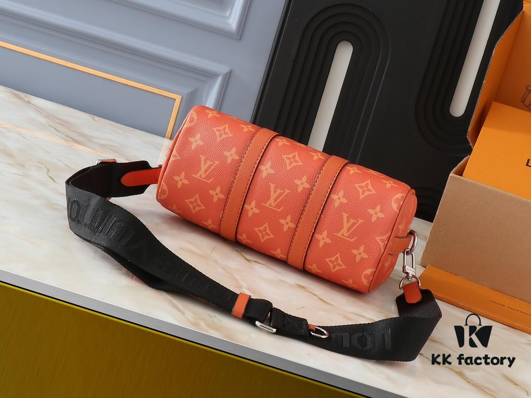 Upgraded Original N100105 Checkered Green M20900, M46271 Black Floral, M31044 Orange, M11542 Classic Monogram, M24849 Monogram Multicolored Dahlia - Keepall 25