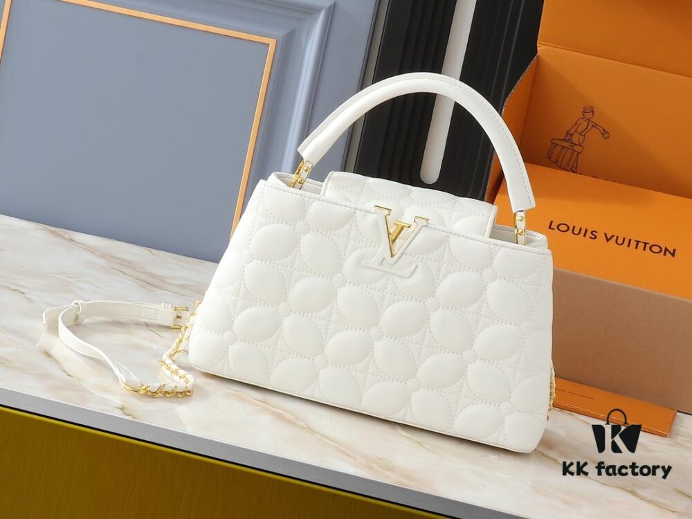 Upgraded Original M23999 M23998 Monogram Embroidered Floral Capucines BB Handbag