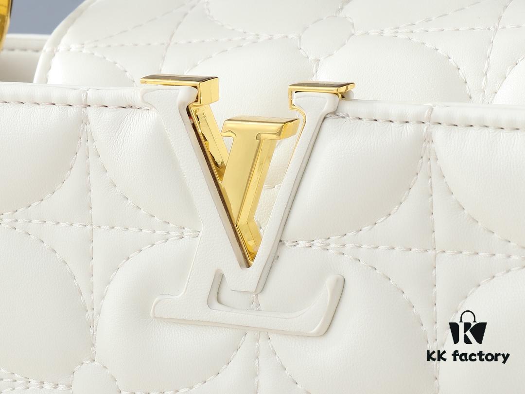 Upgraded Original M23999 M23998 Monogram Embroidered Floral Capucines BB Handbag