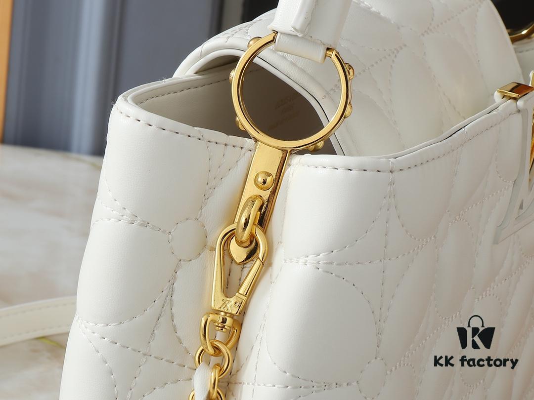 Upgraded Original M23999 M23998 Monogram Embroidered Floral Capucines BB Handbag