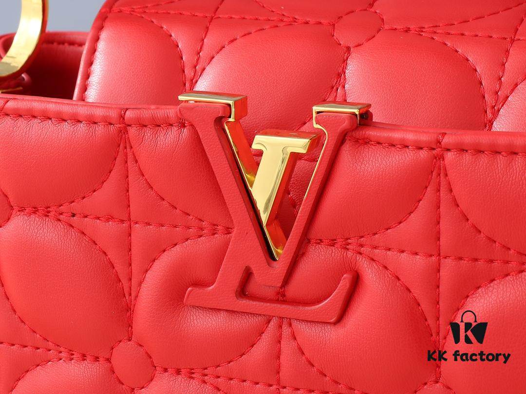 Upgraded Original M23999 M23998 Monogram Embroidered Floral Capucines BB Handbag