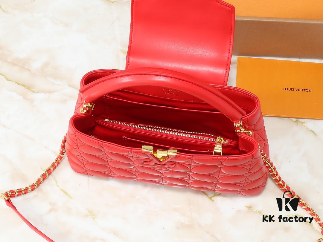 Upgraded Original M23999 M23998 Monogram Embroidered Floral Capucines BB Handbag