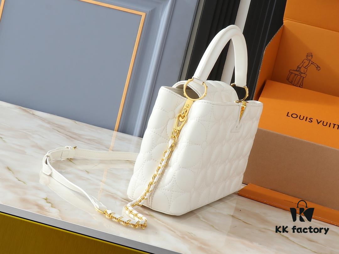 Upgraded Original M23999 M23998 Monogram Embroidered Floral Capucines BB Handbag