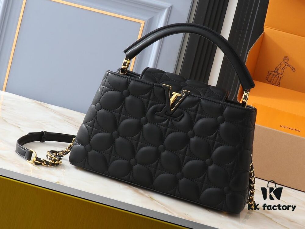 Upgraded Original M23999 M23998 Monogram Embroidered Floral Capucines BB Handbag