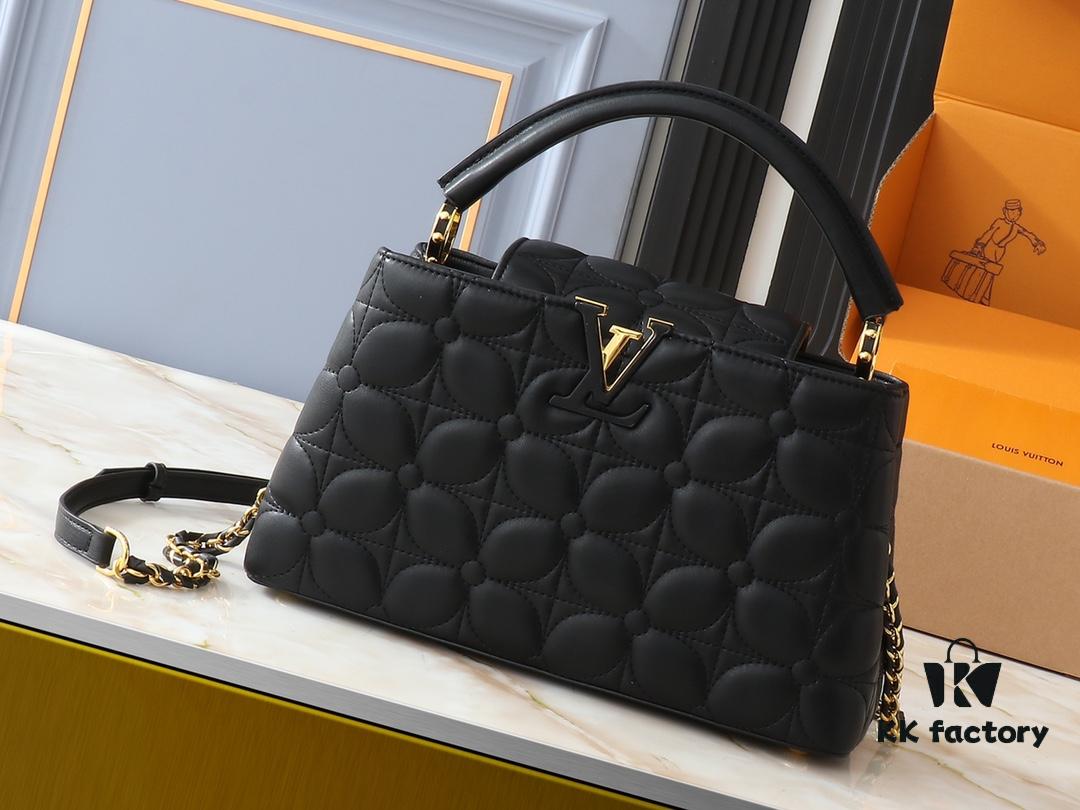 Upgraded Original M23999 M23998 Monogram Embroidered Floral Capucines BB Handbag