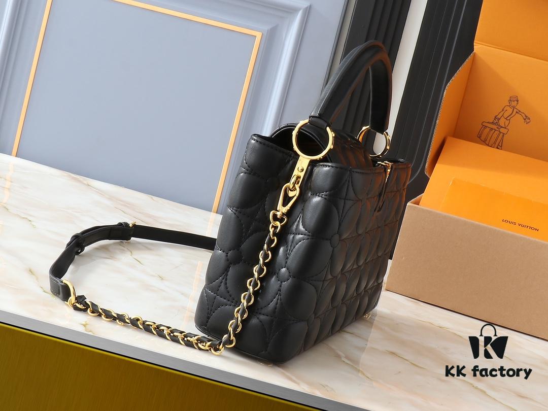 Upgraded Original M23999 M23998 Monogram Embroidered Floral Capucines BB Handbag