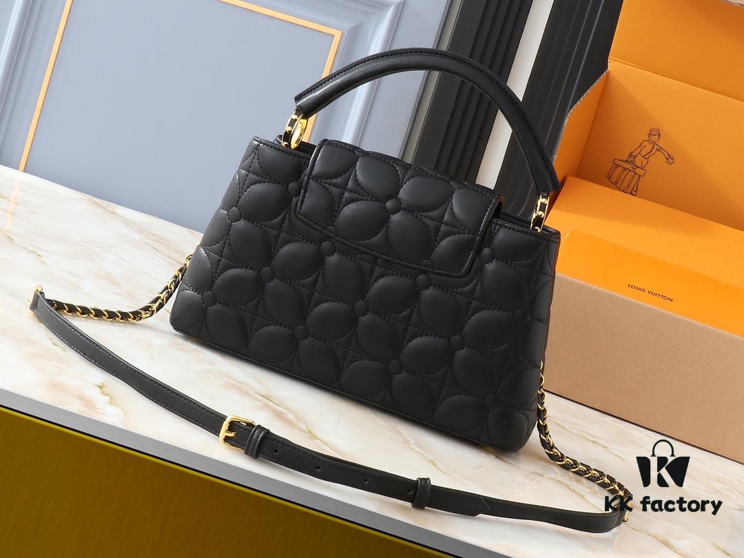 Upgraded Original M23999 M23998 Monogram Embroidered Floral Capucines BB Handbag