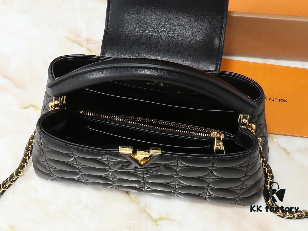 Upgraded Original M23999 M23998 Monogram Embroidered Floral Capucines BB Handbag