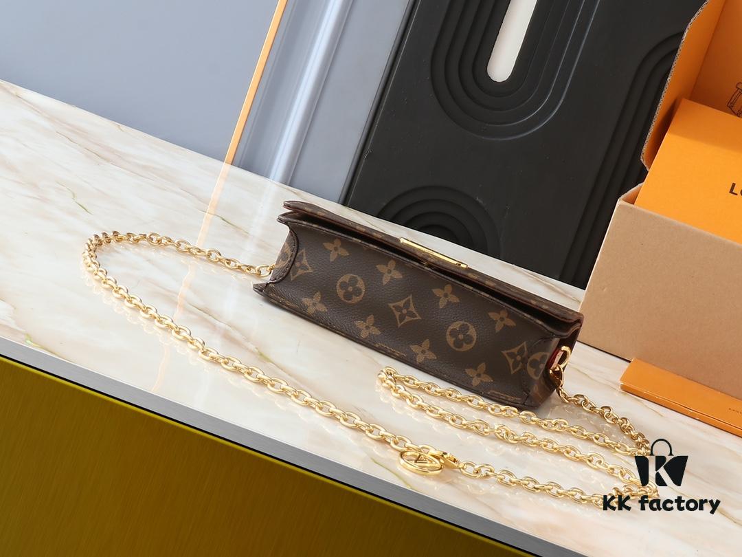 Upgraded Original Version [M82509 Monogram] Lily Wallet on Chain