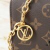 Upgraded Original Version [M82509 Monogram] Lily Wallet on Chain