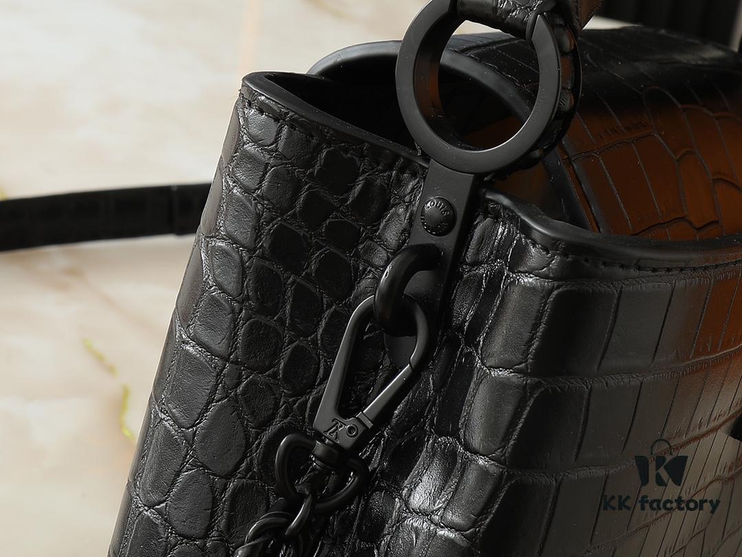 Upgraded Original M23957 M23958 Crocodile-Texture Capucines Mini Bag