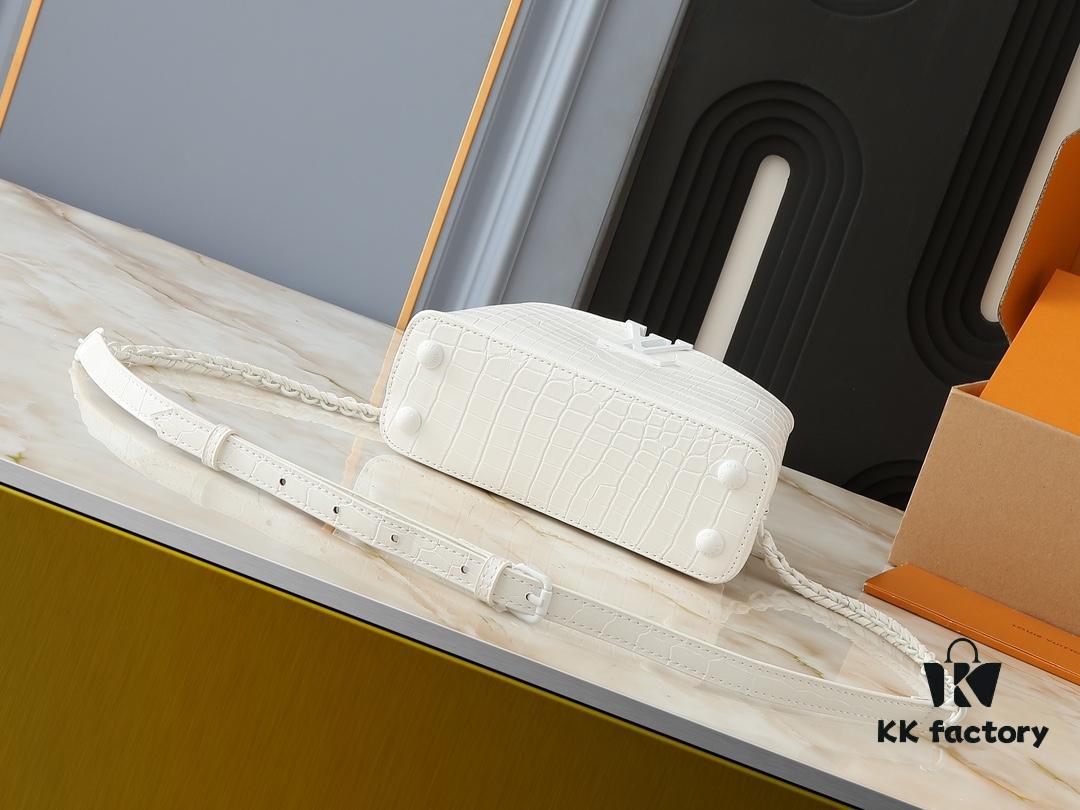 Upgraded Original M23957 M23958 Crocodile Texture Capucines Mini Bag