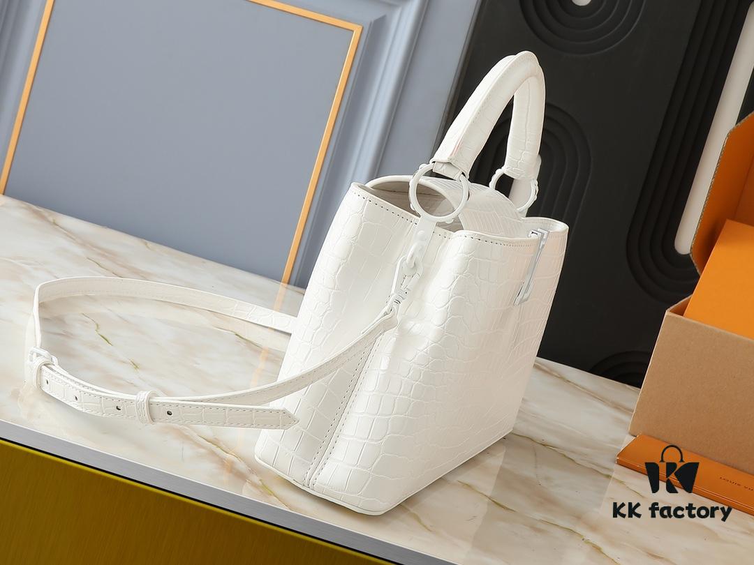 Upgraded Original M23958 M23957 Crocodile Texture Capucines Medium Handbag