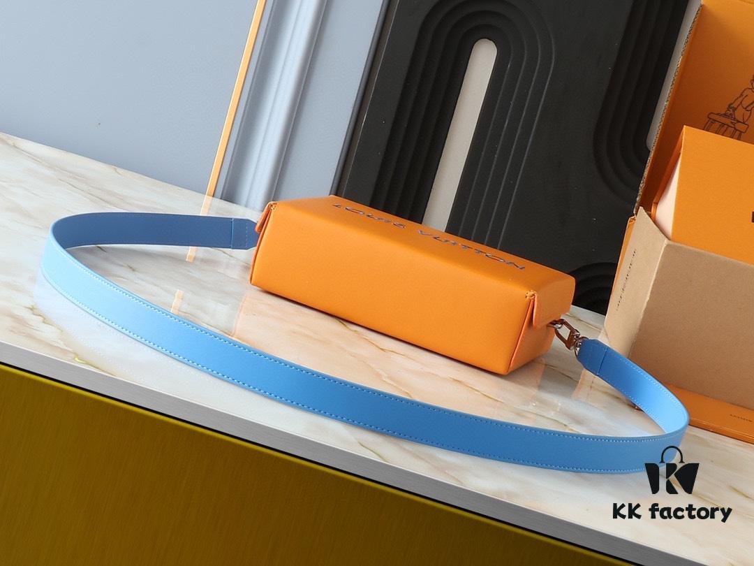 Upgraded Original M24455 Blue Green Yellow Medium-sized Shopper Handbag