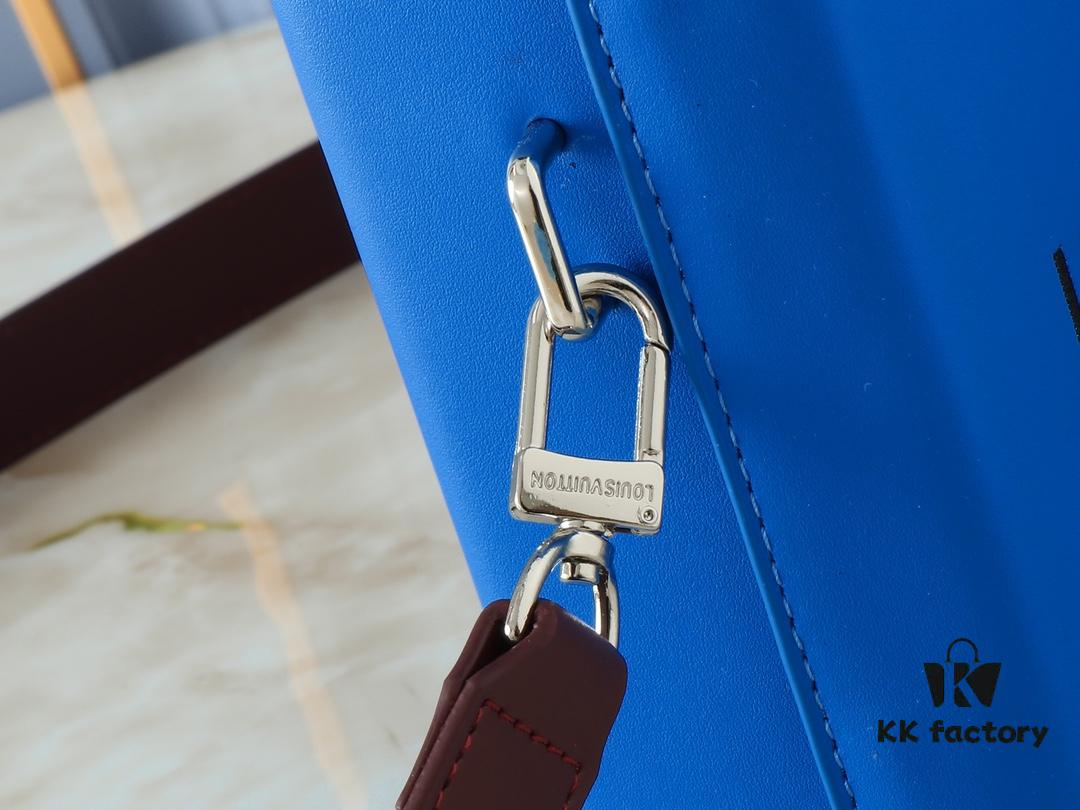 Upgraded Original M24455 Blue Green Yellow Medium Shopper Handbag