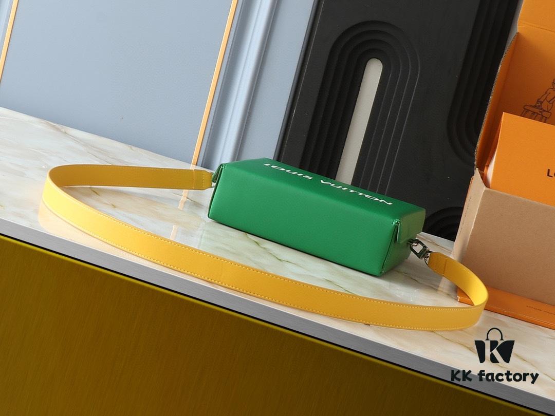 Upgraded Original M24455 Blue Green Yellow Medium Shopper Handbag