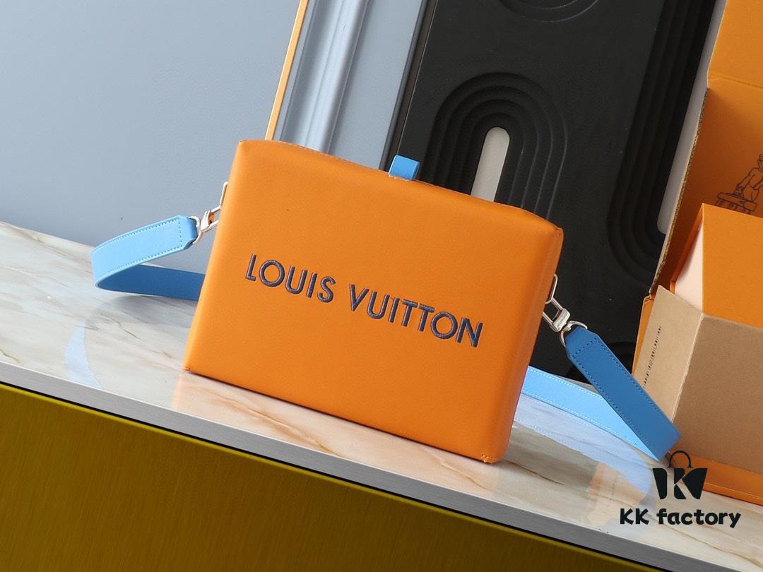 Upgraded Original M24455 Blue Green Yellow Medium-sized Shopper Handbag