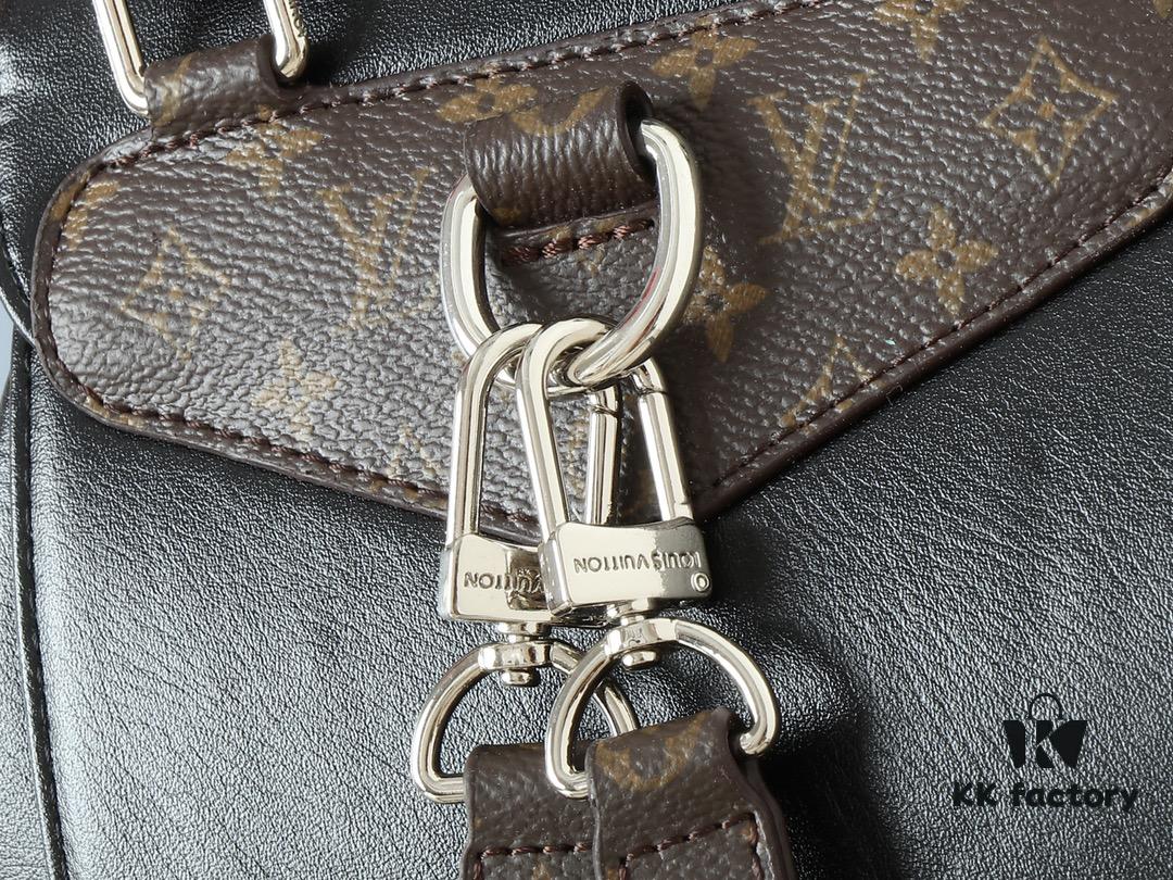 Upgraded Original M12587 ✨【Montsouris Small Backpack】M12587 Black Leather