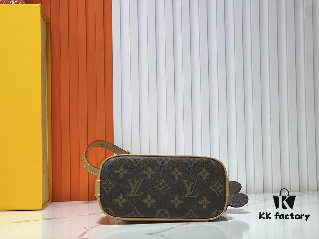 Upgraded Original 【Louis Vuitton Alma Nano Shell Bag】M82717 Monogram (Color-Changing Leather)