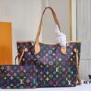 M40156 M40995 [Latest Colorful Print] Louis Vuitton Reimagined Neverfull Classic Handbag