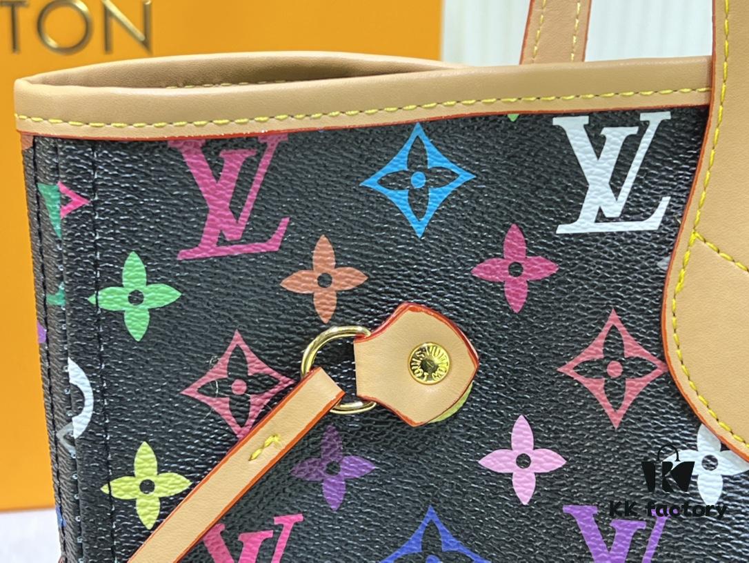M40156 M40995 [Latest Colorful Print] Louis Vuitton Reimagined Neverfull Classic Handbag
