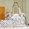 M40156 M40995 Latest Colorful Print Louis Vuitton Reimagined Neverfull Classic Handbag