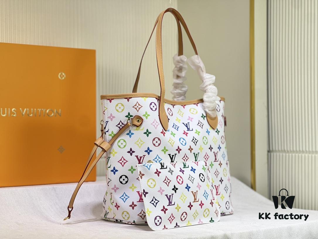M40156 M40995 Latest Colorful Print Louis Vuitton Reimagined Neverfull Classic Handbag