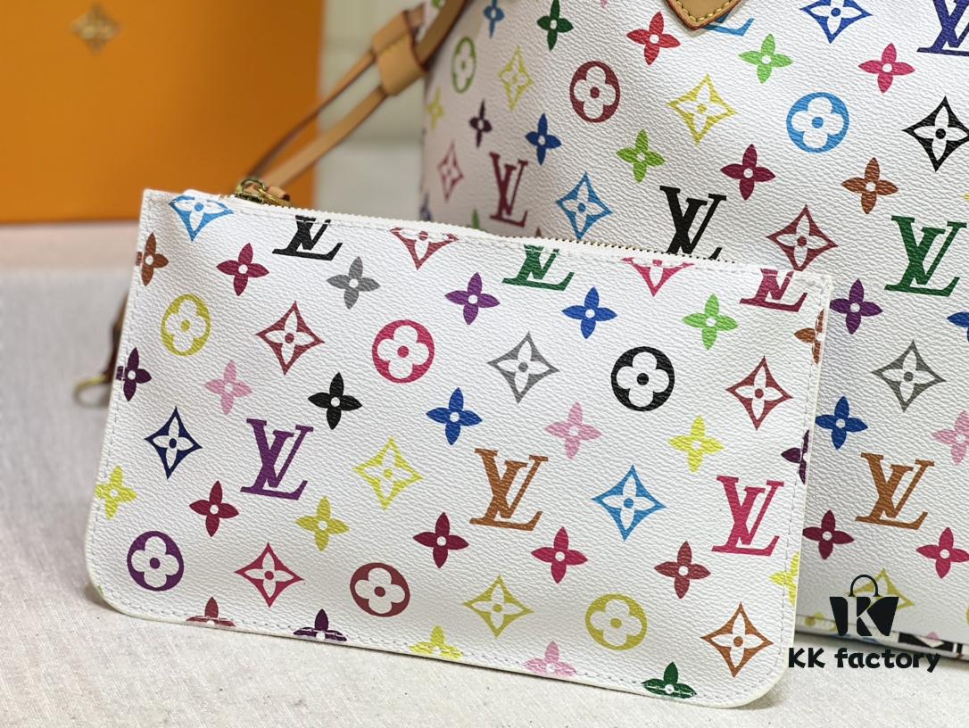 M40156 M40995 Latest Colorful Print Louis Vuitton Reimagined Neverfull Classic Handbag