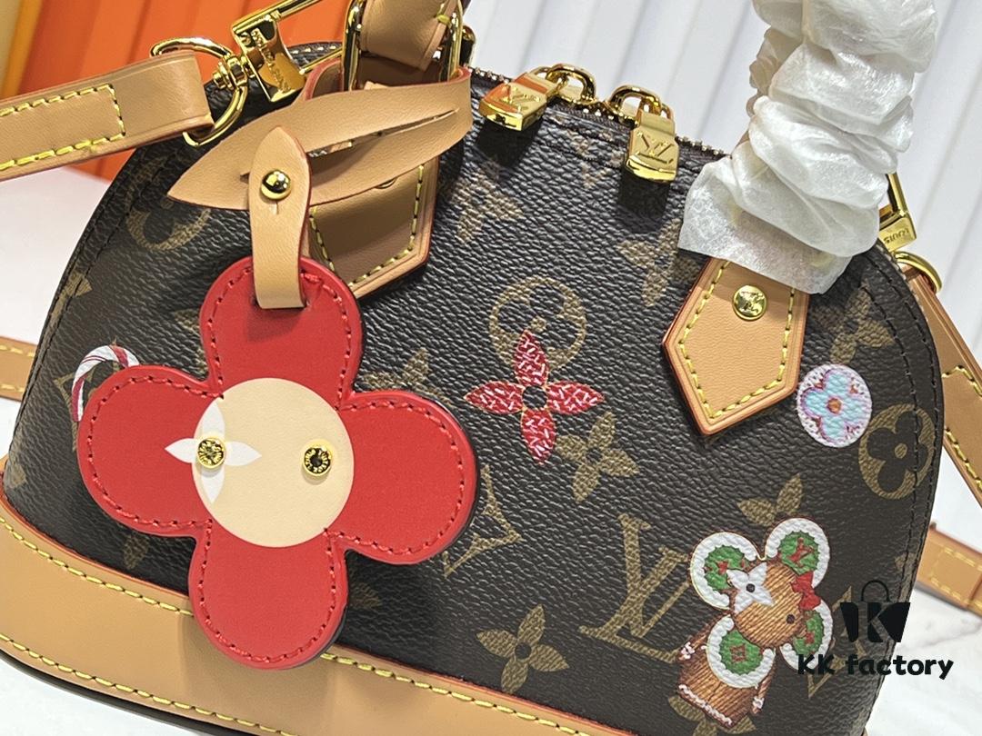 Upgraded Original 【Louis Vuitton Alma Nano Shell Bag】M82717 Monogram (Color-Changing Leather)