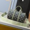 Upgraded Original M11591 Gradient Green M46271 Gray Floral 11542 Vintage Flower Keepall 25 Pillow Bag