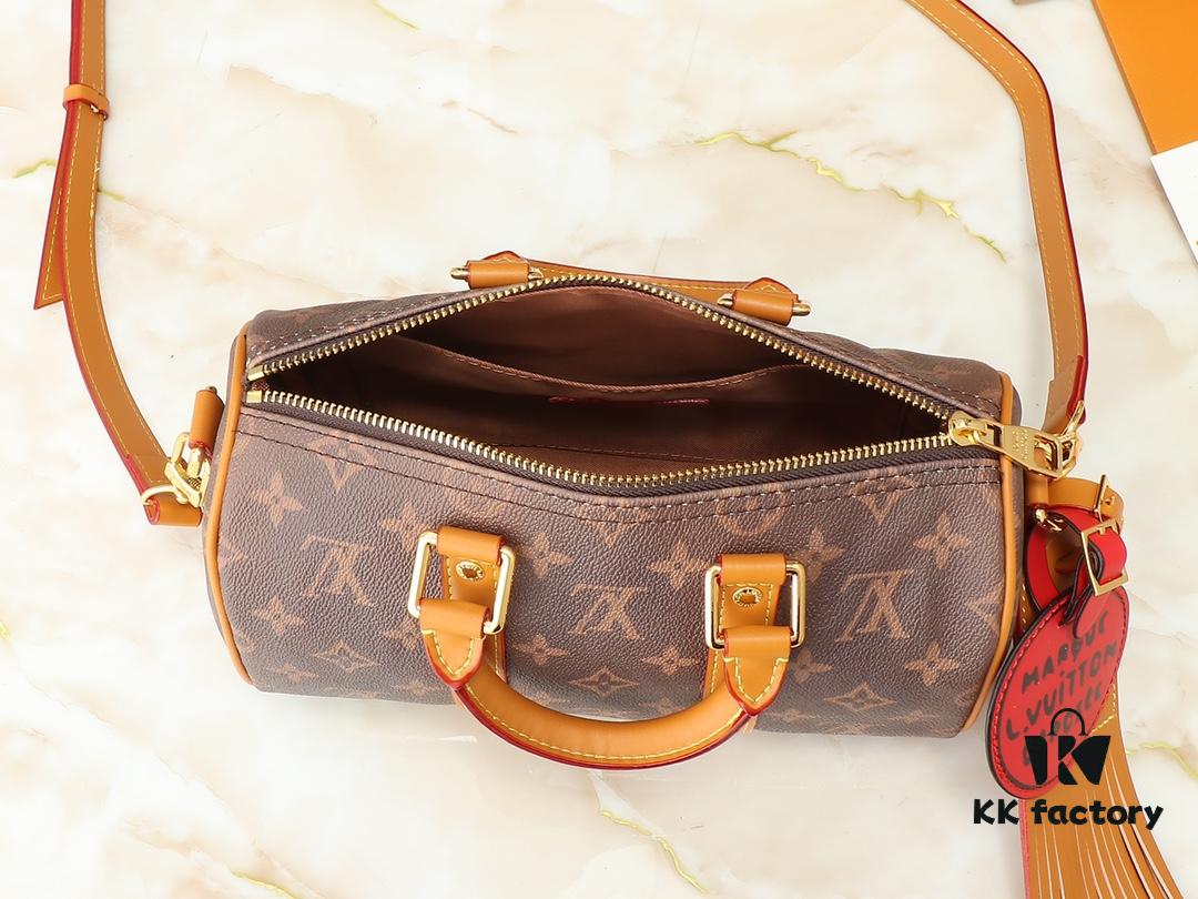 Upgraded Original M11591 Gradient Green M46271 Gray Floral 11542 Vintage Flower Pillow Bag