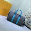 Upgraded from M11645 M46271 Grey Floral M24999 Grey Floral Colorful M25440 Blue Colorful Turquoise Series Pillow Bag
