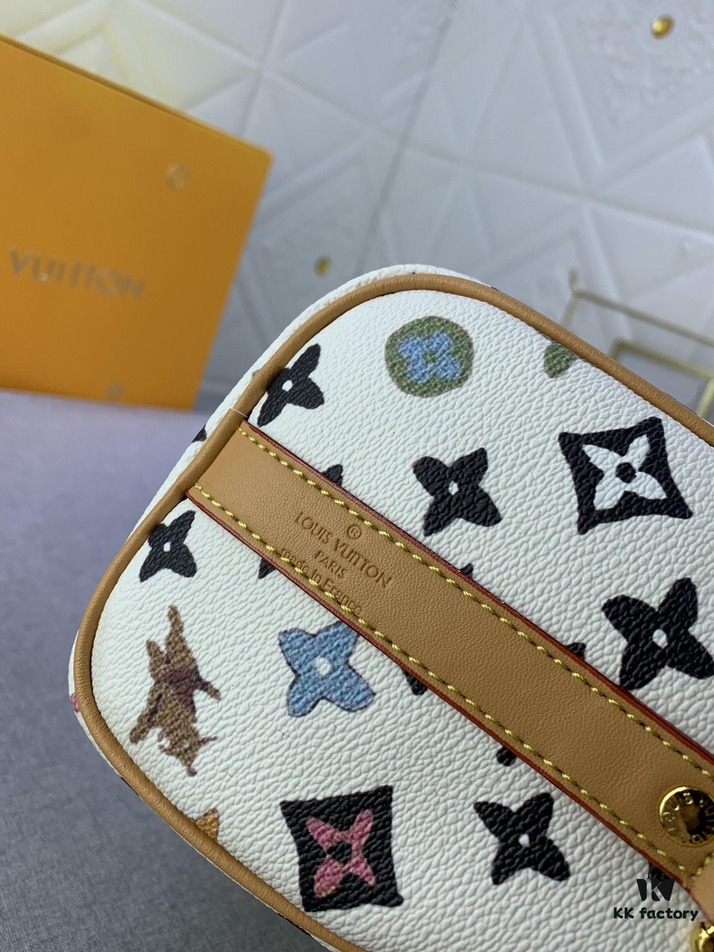 Upgraded Original M46271 Black Flower Orange Chain, Denim Blue, M31044 Orange, M11542 Monogram, M24849 Multicolor Daisy Keepall 25