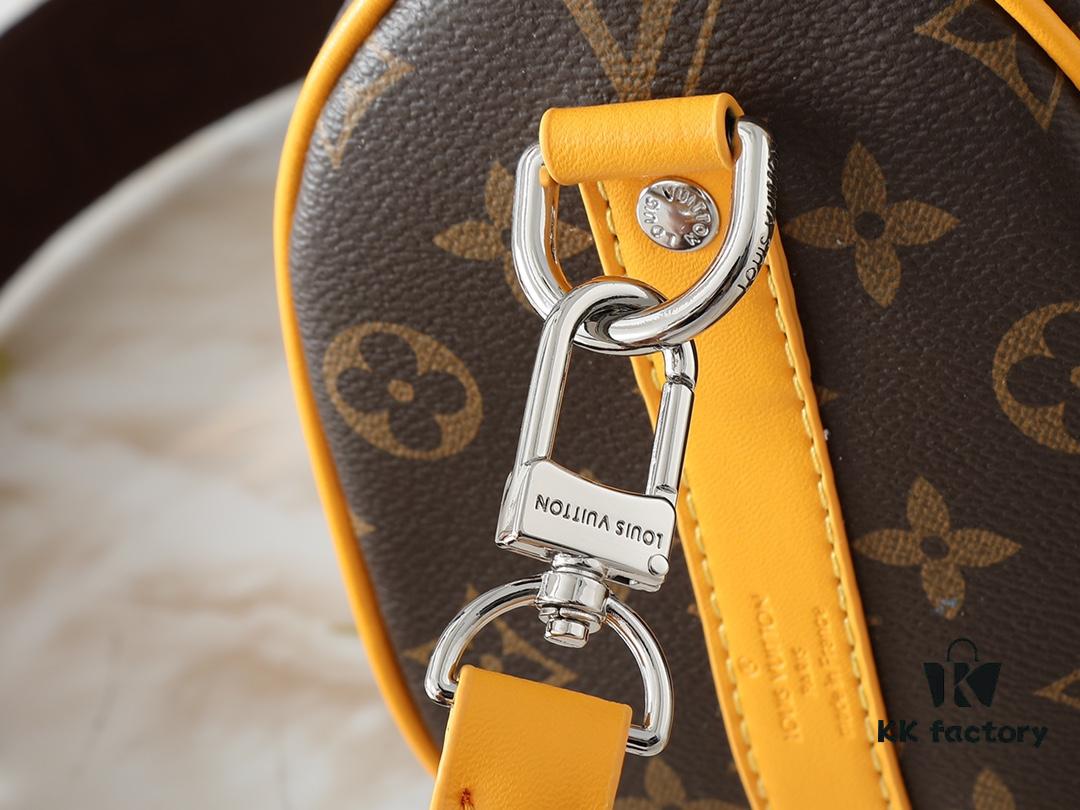 Upgraded Original M12609 Yellow Monogram, Blue Monogram, M11595 Gradient Gray, M46271 Black Monogram - Keepall 25 Bag