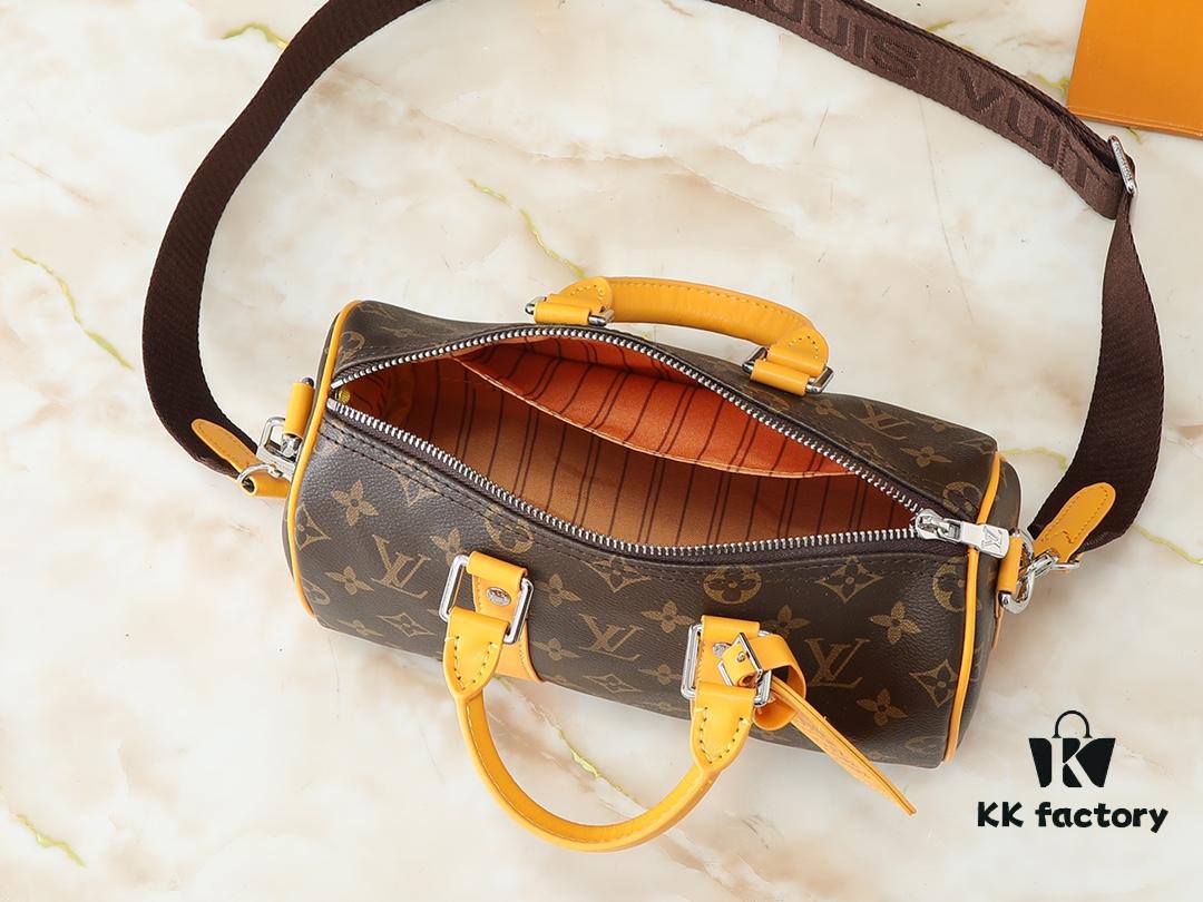 Upgraded Original M12609 Yellow Monogram, Blue Monogram, M11595 Gradient Gray, M46271 Black Monogram - Keepall 25 Bag