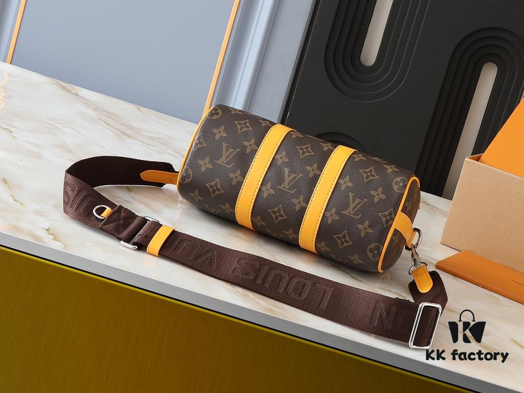Upgraded Original M12609 Yellow Monogram, Blue Monogram, M11595 Gradient Gray, M46271 Black Monogram - Keepall 25 Bag