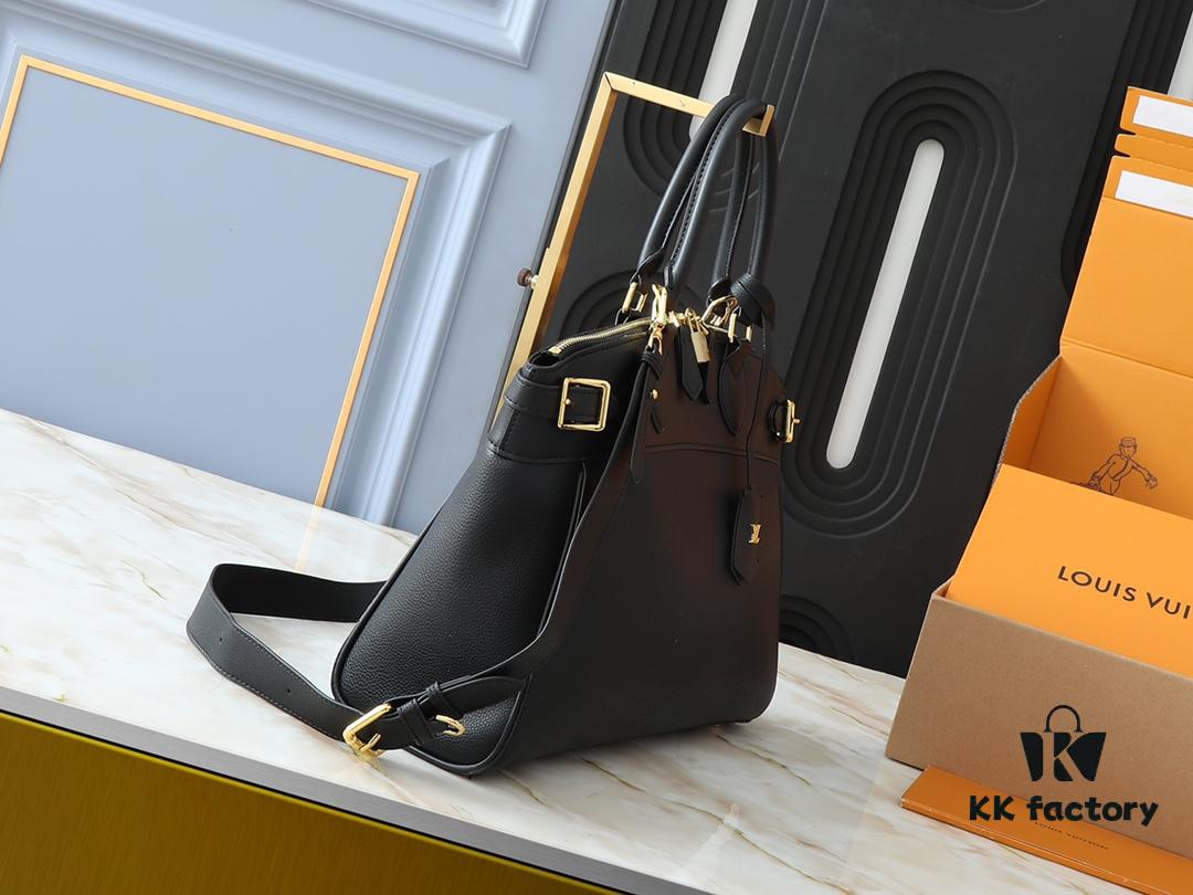 Upgraded Original Lock It MM Bag in M11214 Green, M22914 Black, M22925 Brown, M23061 Beige, M22927 Grayish Brown