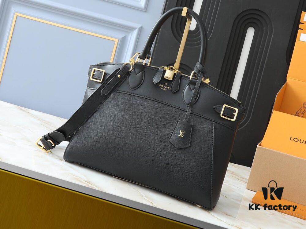 Upgraded Original Lock It MM Bag in M11214 Green, M22914 Black, M22925 Brown, M23061 Beige, M22927 Grayish Brown