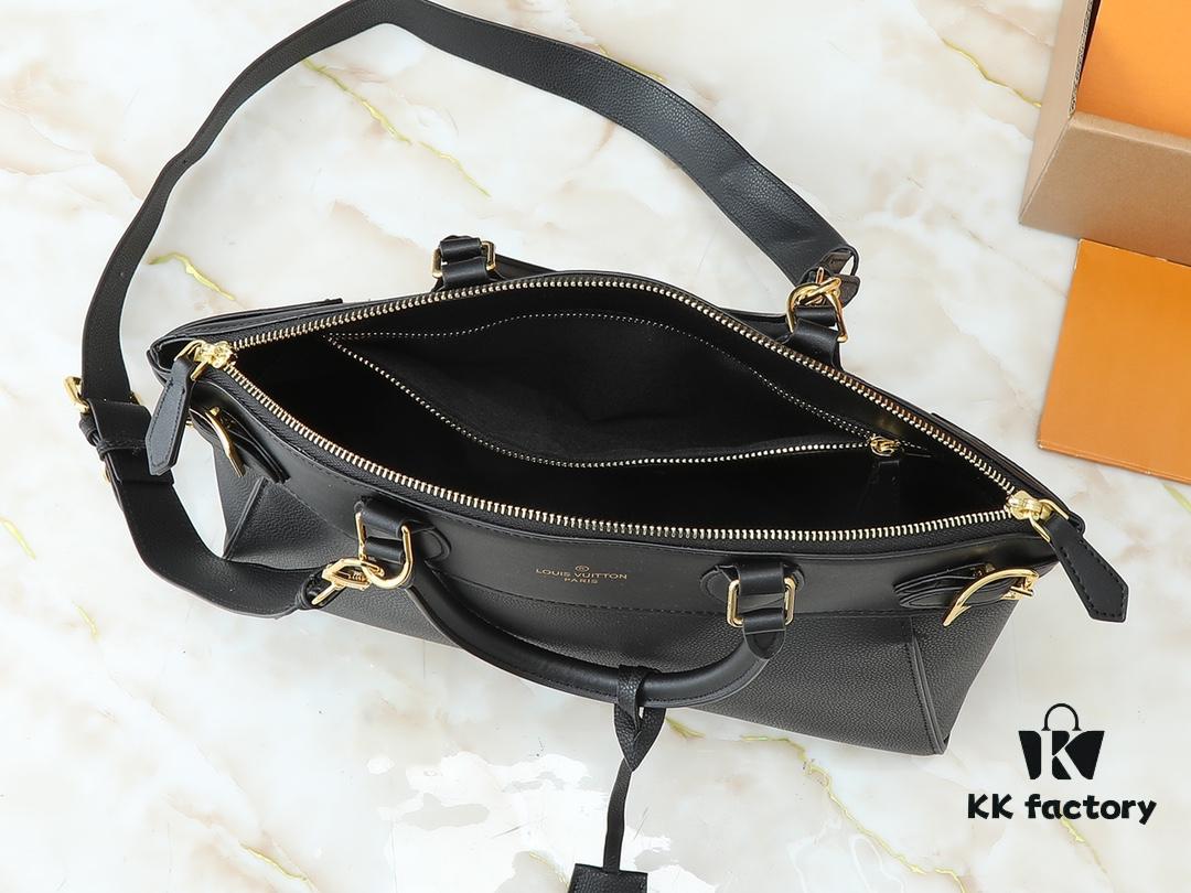 Upgraded Original Lock It MM Bag in M11214 Green, M22914 Black, M22925 Brown, M23061 Beige, M22927 Grayish Brown