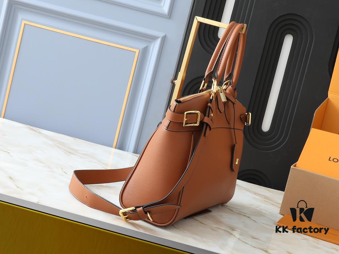 Upgraded Original Lock It MM Bag in M11214 Green, M22914 Black, M22925 Brown, M23061 Beige, M22927 Greyish Brown