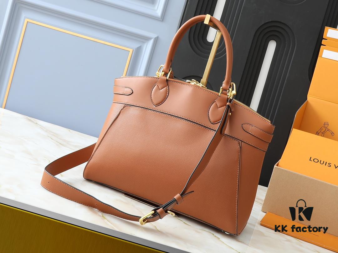 Upgraded Original Lock It MM Bag in M11214 Green, M22914 Black, M22925 Brown, M23061 Beige, M22927 Greyish Brown