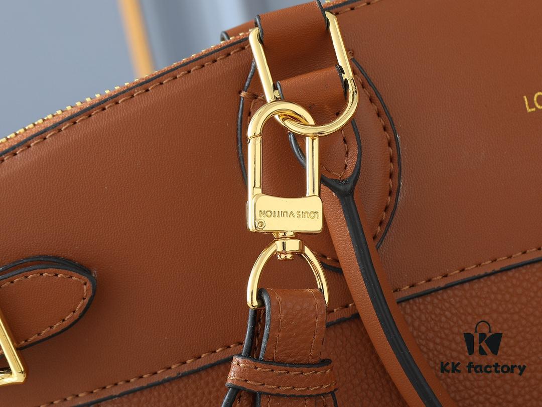 Upgraded Original Lock It MM Bag in M11214 Green, M22914 Black, M22925 Brown, M23061 Beige, M22927 Greyish Brown